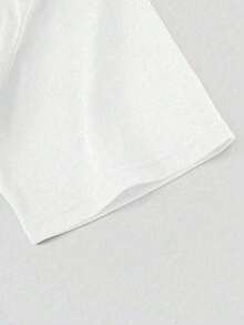 Short-Sleeved T-Shirt 100% Cotton - White - View 4