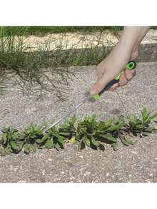 Ajudante de Jardim Ganchos de Metal Resistentes para Capinar e Cultivar - Dentes Afiados para Remoção Eficiente, Remoção de Grama, Pedra e Musgo - Empunhadura Ergonômica, Ferramenta de Construção Durável para Manutenção de Jardim, Ferramenta de Capina para Jardinagem, Gancho de Metal Resistente, Design Ergonômico