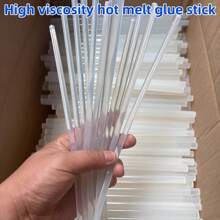 5-30 支装高粘度热熔胶棒，0.27 X 7.87 英寸，超透明，流动顺滑，无烟，无味，兼容大多数胶枪，适用于艺术、工艺品、DIY 项目的多用途粘合剂
