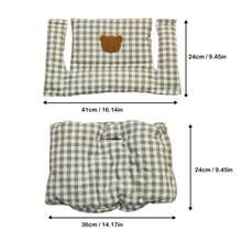 Weiches Sitzkissen für Kleinkinder, Hochstuhlkissen für Babys, Rückenkissen mit Cartoon-Bär-Stuhl und Sitzkissen, Hochstuhl-Zubehör