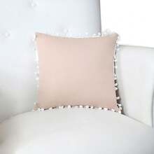 Printed Decorative Pillow With Full Zipper, Super Washable - Rusty Rose - View 1