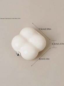 Cloud Shaped Mini Jewelry Storage Box Medicine Box - Portable Multi-Grid Storage Box For Rings, Necklaces, Earrings And Bracelets, Seven-Day Portable Medicine Box With Divided Compartments To Prevent Odors, Large Capacity Portable Moisture-Proof Pill And Medicine Storage Box, Durable Plastic Material With Safety Buckle Design, Pearl Glossy Surface, Multi-Layer Partitions, Jewelry Organizer - Multicolor - View 12