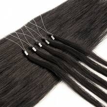 50 Strands Micro Loop Hair Extensions Real Human Hair Utral Smooth And Super Soft Silky Straight Micro Loop Human Hair Extensions For Woman - S1 - View 3