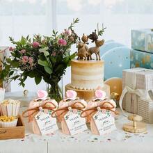 75PCS Thank You Gift Tags 2x3inch Floral Personalized Gift Tags With String For Wedding Birthdays Party Favors  Shower Bridal Shower-0166 - 樣式-1 - 查看 3