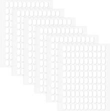 600 PCS False Tip Double Sided Adhesive Tapes, White Pre-Cut Nail Display Strips Press On Adhesive Tabs Nail Art Glue Stickers Nails Art Holder Nails Display Book - 1 - 查看 2