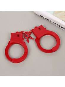 1pc Color Resin Material Handcuffs Set - Perfect For Outdoor Entertainment, Fun And Power Free, Carnival Party Atmosphere Toys - Multicolor - View 9