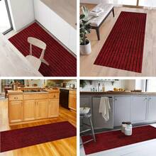 1 pieza Alfombra para dormitorio, sala de estar, balcón, pasillo, escalera, felpudo antideslizante absorbente para baño del hogar, alfombra de entrada para oficina y centro comercial