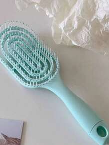 纯色梳子，可爱发刷，学生便携按摩梳，家用悬挂造型梳，美容美发套装，美发工具套装，发饰 - 彩色 - 查看 7