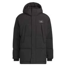 Adidas Herren Outdoor Sport Lässig Basic Winddichte Warme Kapuzenjacke mit Daunenfüllung IU2682