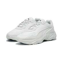 Puma 男女款加厚缓震休闲运动鞋，货号 39304601 - 灰色 - 查看 1