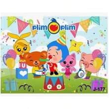 Plim Backdrop Birthday Party Photography Cartoon Photo Background Rainbow Vinyl Table Banner Decoration  Room Tapestry