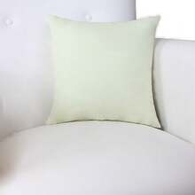 Printed Decorative Pillow With Full Zipper, Super Washable - 綠茶 - 查看 1