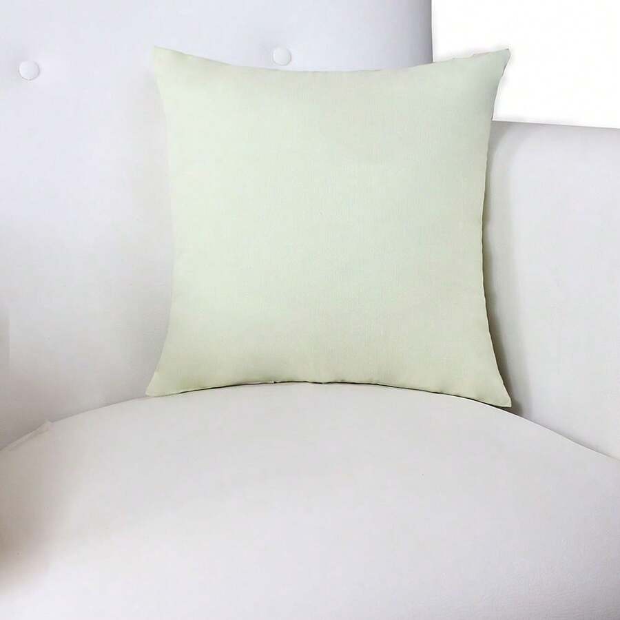 Printed Decorative Pillow With Full Zipper, Super Washable - 綠茶 - 查看 1