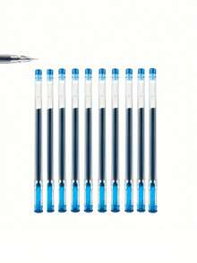 1/3/6/10支装钻石尖凝胶笔，0.5毫米细笔尖，大容量黑色/蓝色/红色墨水，适用于考试、签名、书写，是学校和办公用品的理想之选，也是返校必备品。 - 彩色 - 查看 18