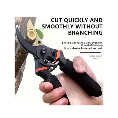 1 件 SK5 专业旁路修枝剪 - 超锋利高档园艺剪刀、花园修枝剪、草坪和草剪、手持修剪器 - 重型园艺工具
