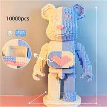 10000片超大熊积木玩具客厅摆件熊出没拼图拼装模型DIY礼物3D立体摆件适合成人生日礼物闺蜜礼物朋友礼物 - 無色 - 查看 18