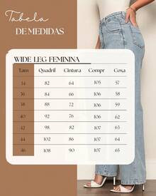 Shein Women's Wide Leg High Waisted Luxury Elegant 100% Denim Jeans - Rửa trung bình - Xem 7