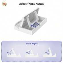 ASUS ROG Ally X/R-G Ally Multi-Angle Adjustable Kickstand - Portable, Foldable Base Holder With Anti-Slip Pads For Handheld Gaming Consoles, Portable Gaming Accessory | Adjustable Stand | ABS Material, Gaming Console Accessories - White - View 6