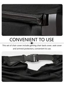 1 pieza Funda moderna de unicolor para silla de juegos, funda elástica de seda de leche impermeable y lavable para silla de ordenador, adecuada para oficina, bar, dormitorio, decoración del hogar para silla de juegos