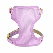 1 Set Velvet Bow Dog Collar & Leash Harness Set - Mauve Purple - View 9