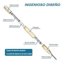 Punzón Automatico Para Marcar Centros Metal Madera Punch 6pz - Multicolor - Ver 2