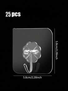 10/20/30个无痕粘钩，适用于厨房、浴室、门，无需钻孔，浴室配件，房间装饰