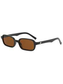 Fashion Rectangle Women's Eyeglasses Men's 90's Rectangle Eyeglasses Retro Small Frame Design Suitable For Use Clothing Accessories Casual Gifts - Multicolor - View 10