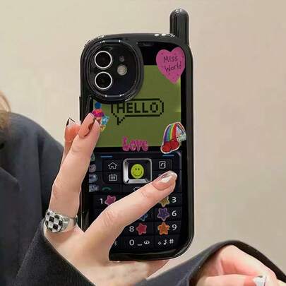 1 件全新个性化大哥手机贴纸，星空绘画防摔手机壳，亮面软壳保护套，兼容 16/11/16pro/16plus/16promax/16e/15Promax/13/14/12/XS/XR/7G/8P3、 14、 11、 12、XS 防水防震防刮