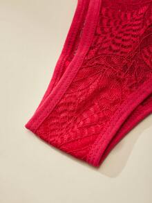 Bộ 4 chiếc quần lót nữ gợi cảm, quần lót trong suốt, quần lót cạp thấp, quần lót G-string màu trơn, quần lót nữ thoáng khí quyến rũ. - Nhiều màu - Xem 4