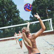 Colorful Volleyball, Indoor & Outdoor Sports Ball, Beach Volleyball, Party Entertainment Handheld Volleyball