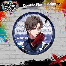 Hypnosis Mic -Division Rap Battle- Hifumi Doppo & Division Rap Battle Character 75mm/58mm Double Flash Badge Set - Anime B-Style PET Material Pin | Stitch Toys, Travel Toys, Classroom Fidget Toys, Mini Stuff Bath Toys, Christmas Stationery, Stress Ball - Birthday Gift, Christmas Gift, Halloween Gift, Christmas Eve Gift, Perfect Gift, Toys, Games - Multicolor - View 9
