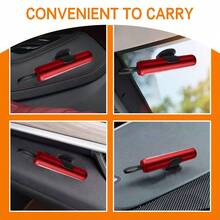 Car Hammer High Hardness Escape Hammer Durable Life-Saving Rescue Tool - Red - View 9
