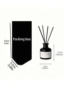 10/1 Pc Each Set (1 Bottle Of Aromatherapy Oil + 3/4 Diffuser Sticks) Flameless Home Aromatherapy Oil Indoor Diffuser Set, Long-Lasting Fragrance, Suitable For Bedroom, Bathroom, Living Room, Etc.
