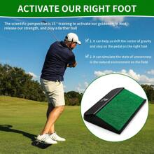 Caiton Aparat de antrenament pentru golf cu greutate Caiton 1 buc – Îmbunătățește puterea, sincronizarea și echilibrul swing-ului – Simulează mișcarea naturală a swing-ului la golf pentru un transfer mai bun al greutății și o implicare mai bună a mușchilor abdominali – Crește stabilitatea, forța și memoria musculară pentru un swing consistent