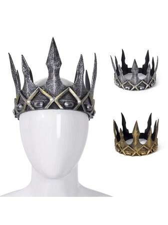 1 套皇冠头饰、派对道具、社交媒体影响者、成人女神、节日、拍照、国王皇冠