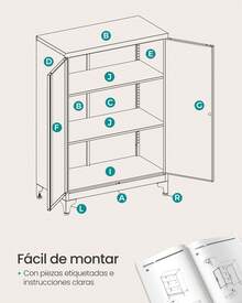 Home Office Cabinets - Gris Mate - View 4