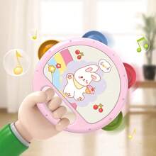 0-3 Years Old Cute Cartoon Hand Clapper, Rattle, Hand Drum Musical Instrument, Music Education, Gift, Game, Baby & Kids Musical Toy For Soothing, Hearing Development And Pre-School - Multicolor - View 6