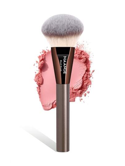 MAANGE 1pc/2pcs Professional Aluminum Finger Makeup Brushes, Featuring Soft Fibers, Skin-Friendly, Suitable For Blending, Polishing And Priming Liquid, Cream And Powder Products, Ideal For Daily Makeup, Home Or Travel Use, A Great Gift For Women And Girls, Includes Foundation Brush, Concealer Brush, Blush Brush, Contour Brush, Bronzer Brush, Powder Brush And More.