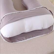 Pregnancy Pillow U Shaped Maternity Pillow Support Back Hips Legs Belly Sleeping - Grey - View 7