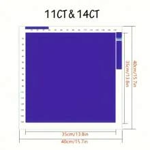 1 pièce Broderie au point de croix imprimée sans cadre 40x40cm/15,7x15,7 pouces 11CT/14CT, Chat bâillant, convient pour le relaxant set de broderie au point de croix pour débutants adultes, comprenant canevas imprimée, aiguilles, fils, dessins et instructions. Décoration murale artistique faite main magnifique pour la maison et le bureau, convient comme cadeau pour les amis et la famille