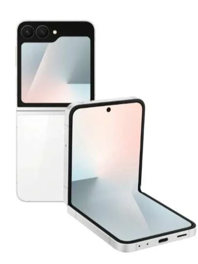  Samsung Galaxy Flip 7FE 256GB 8GB Blanco smartphone plegable última generación pantalla AMOLED tecnología avanzada color blanco memoria grande almacenamiento 256GB 5G diseño elegante