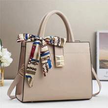 Women Top Handle Bags - 杏色 - 查看 4