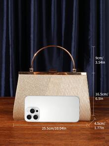 Shiny, Elegant Women's Evening Bag, Suitable For Weddings, Parties, Back To School, Clutch, Crossbody, Shoulder Bag, Great Gift