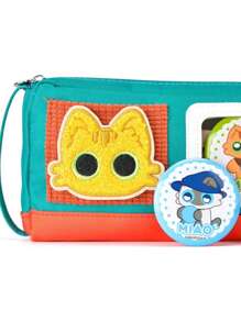 Una variedad de estilos de estuches para lápices con gancho y bucle de gato pequeño, muy atractivos y de gran capacidad, bolsas de papelería para oficina y escuela > Almacenamiento de papelería de oficina > Estuches para lápices > Bolsas para bolígrafos