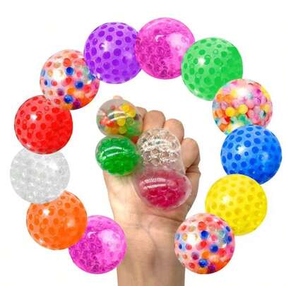 20 piezas Pelotas de uva de apretón divertido, Pelotas de estrés de mini 3.5cm, Pelotas de apretón de tamaño de palma, Pelotas de agua de apretón de estrés, Pelotas de goma blanda de TPR de bolas de agua de apretón divertido, Pelotas de alivio de estrés para niños y adultos, Adecuado como premios para niños, Juguetes para fiestas infantiles, Juguetes para niños, Juguetes para niñas, Regalos para niños - Regalos sorpresa - Regalos de cumpleaños - Regalos de Navidad - Regalos de Halloween - Regalos perfectos - Regalos - Juguetes