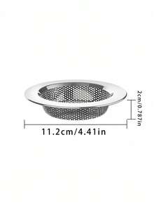 Sitko do zlewu 1/2 szt., filtr do zlewu kuchennego, filtr odpływowy, sitko do zlewu ze stali nierdzewnej, akcesoria do zlewu kuchennego, środek zapobiegający zatykaniu odpływu - Wielokolorowe - Zobacz 9