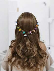 50 件迷你鸭形发夹，时尚、优雅、可爱的一体式夹子侧刘海发夹，发饰装饰，适合女士和女孩的礼物，适合日常和节日佩戴，爪夹、发夹、发夹、发夹、发夹、按扣夹、学校用品、发夹