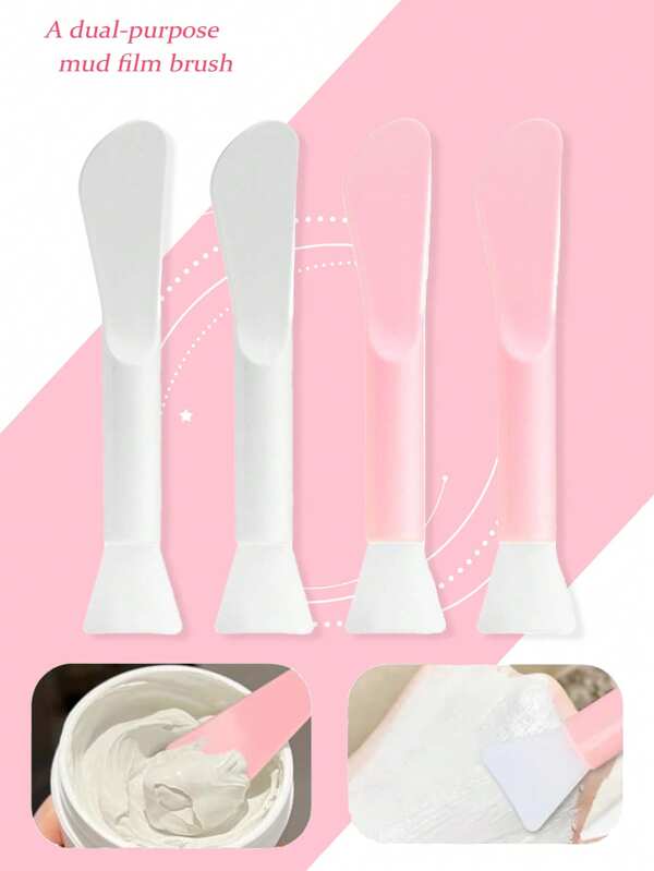 1 Stück Silikon Gesichtsmaske Pinsel, Silikon Schlammmaske Pinsel Applikator Make-up Pinsel zum Auftragen von Masken