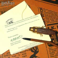 Warner Bros 1PC/2PCS 哈利波特官方授权 Nimbus 2000 魔杖圆珠笔华纳兄弟官方授权魔法新奇笔魔杖角色扮演道具情侣主题周边笔有趣的节日礼物