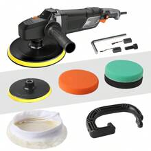 DOVAMAN Pulidora, 1500W, 180 mm/150 mm, 6 velocidades variables 600–3000 rpm